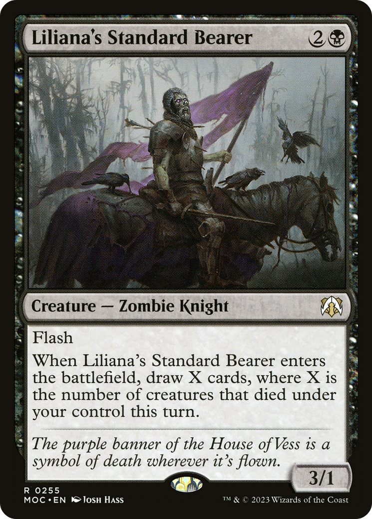 Liliana's Standard Bearer (255) [March of the Machine Commander] - Deck Out Gaming