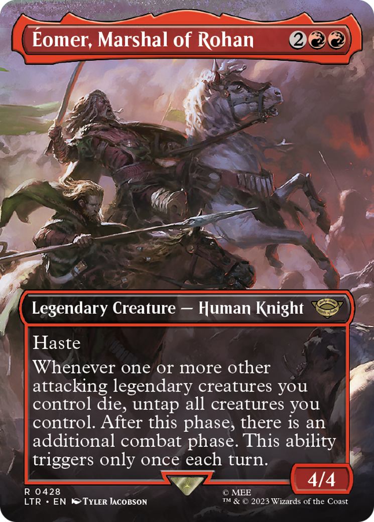 Eomer, Marshal of Rohan (Borderless) (428) [The Lord of the Rings: Tales of Middle-earth] - Deck Out Gaming