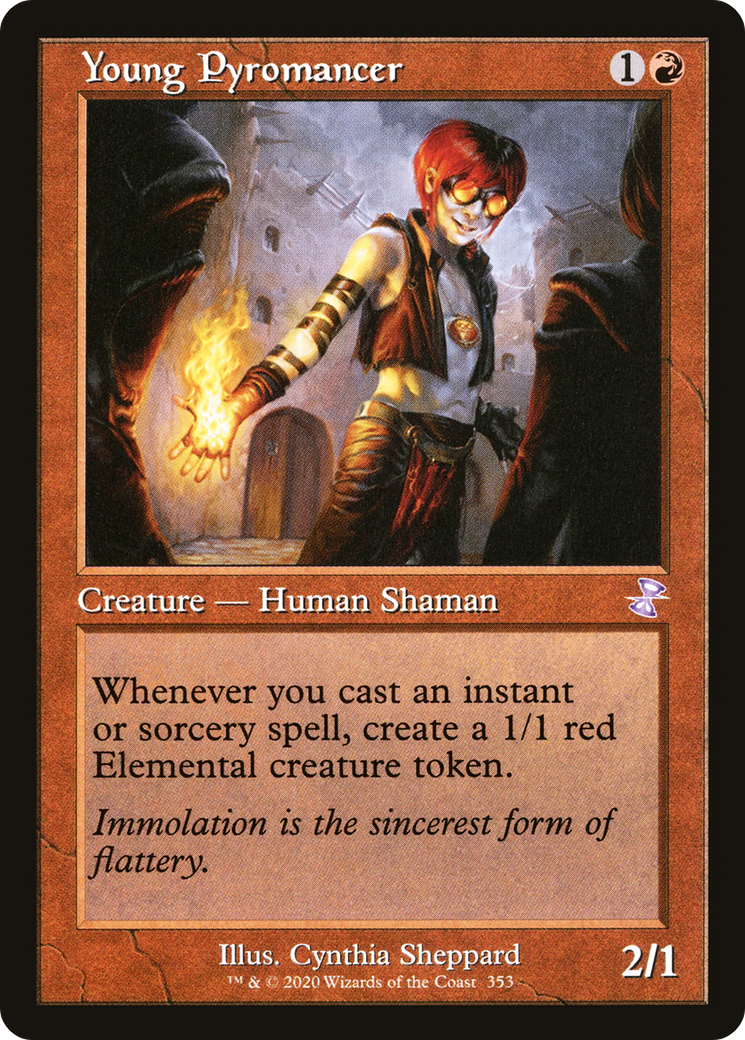Young Pyromancer (353) [Time Spiral Remastered] foil - Deck Out Gaming
