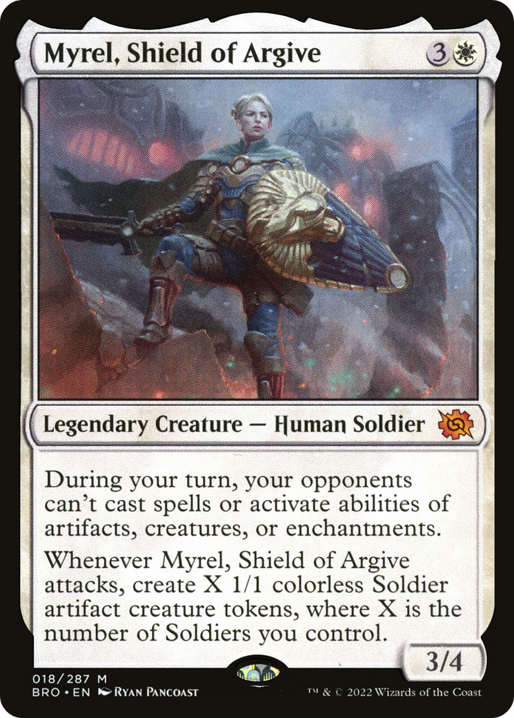 Myrel, Shield of Argive (18) [The Brothers' War] - Deck Out Gaming