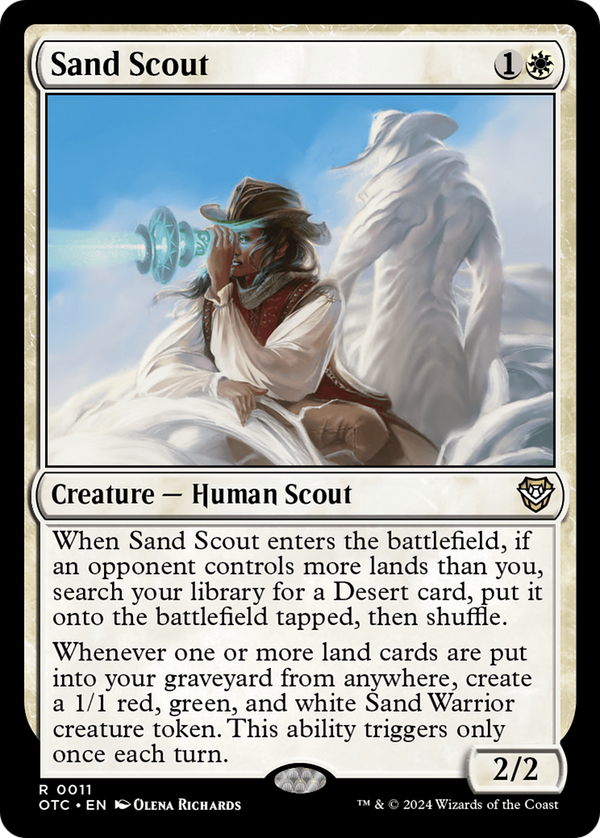 Sand Scout (11) [Outlaws of Thunder Junction Commander] - Deck Out Gaming