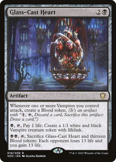 Glass-Cast Heart (18) [Commander: Innistrad: Crimson Vow] - Deck Out Gaming