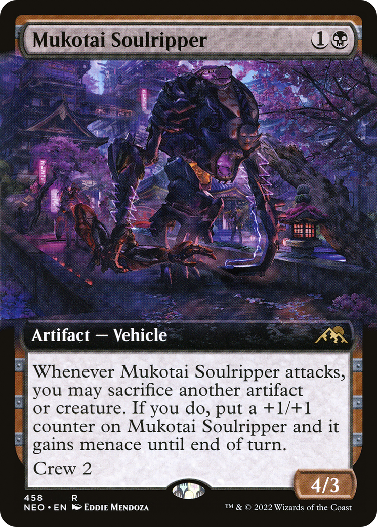 Mukotai Soulripper (Extended Art) (458) [Kamigawa: Neon Dynasty] foil - Deck Out Gaming