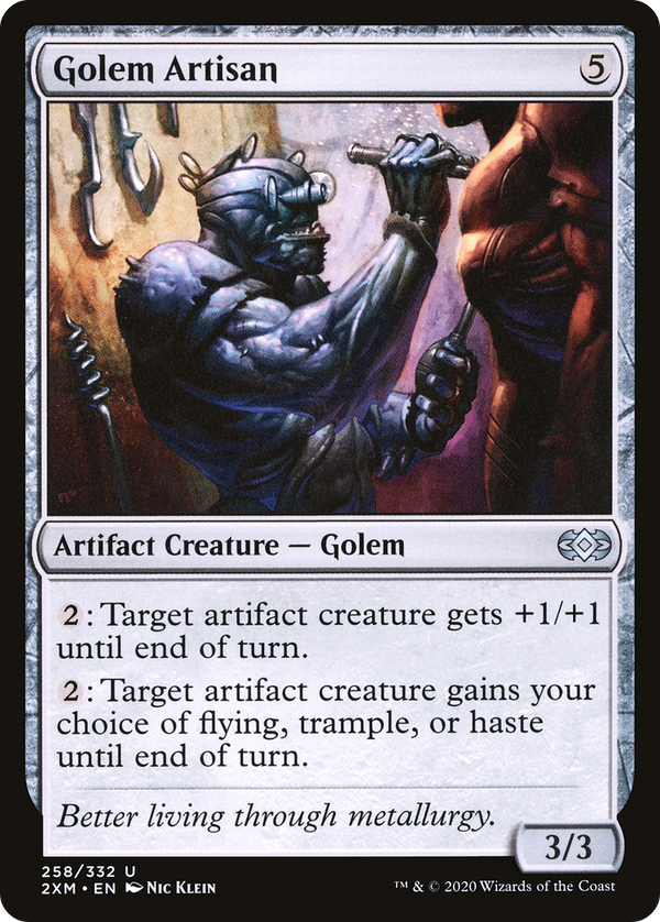Golem Artisan (258) [Double Masters] foil - Deck Out Gaming