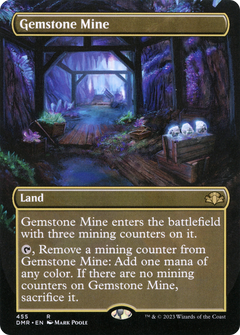 Gemstone Mine (Borderless) (455) [Dominaria Remastered] - Deck Out Gaming