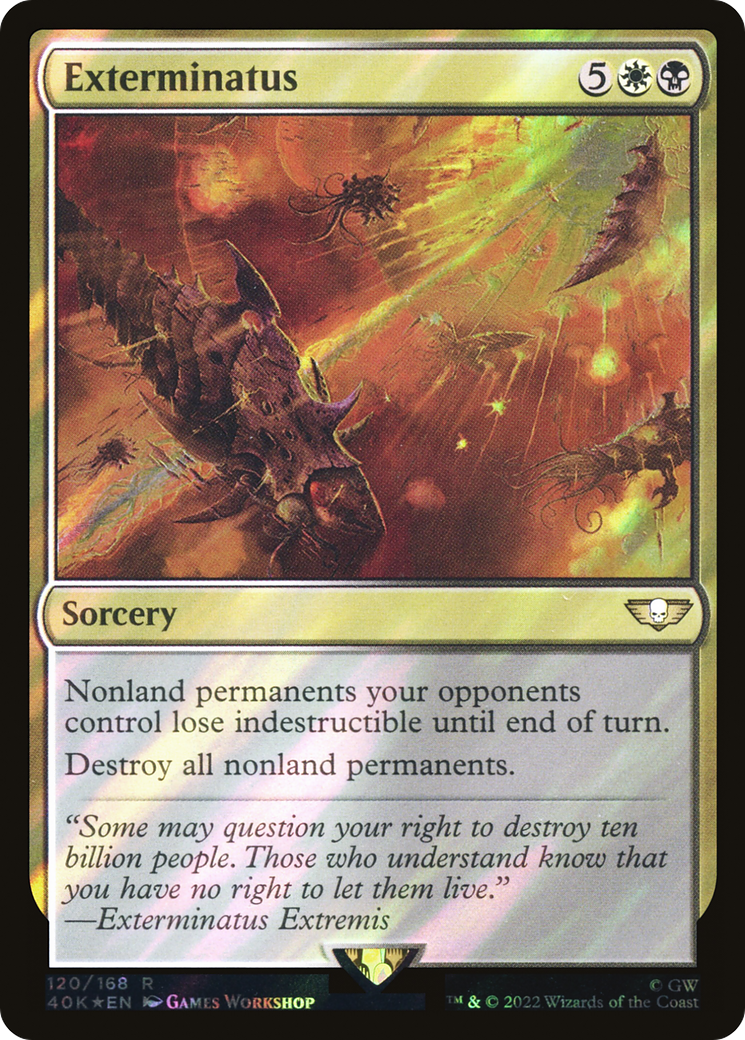 Exterminatus (Surge Foil) (120) [Warhammer 40,000 Commander] foil - Deck Out Gaming