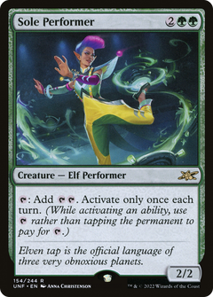 Sole Performer (154) [Unfinity] foil - Deck Out Gaming