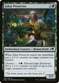 Jukai Preserver (195) [Kamigawa: Neon Dynasty] foil - Deck Out Gaming