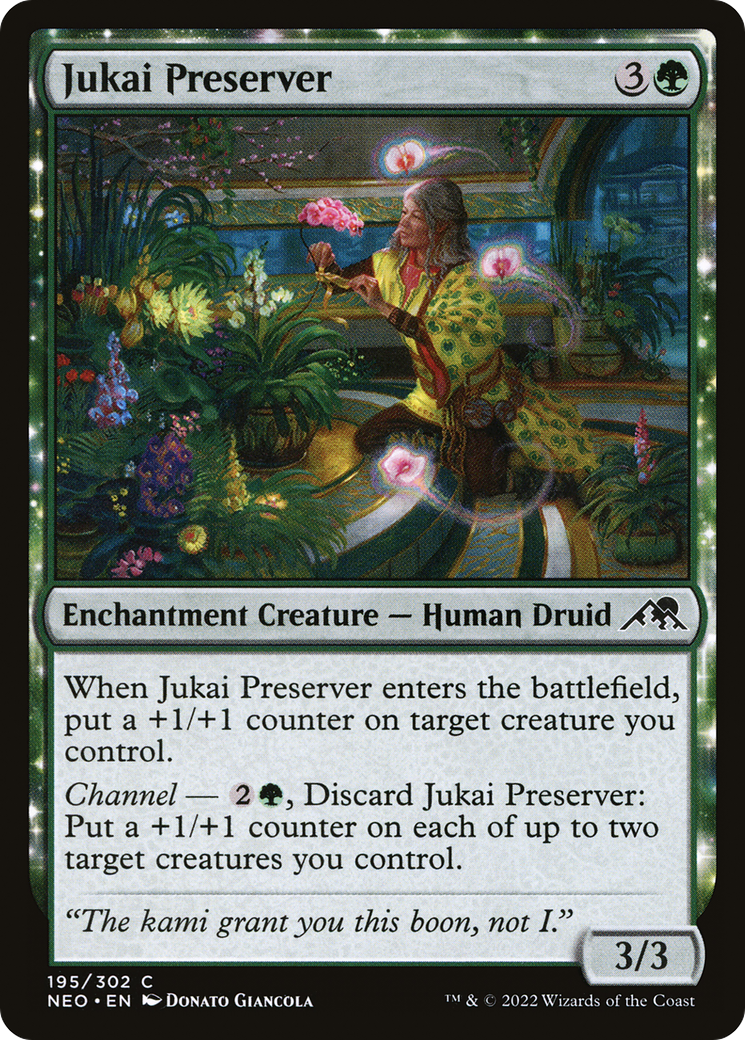 Jukai Preserver (195) [Kamigawa: Neon Dynasty] foil - Deck Out Gaming