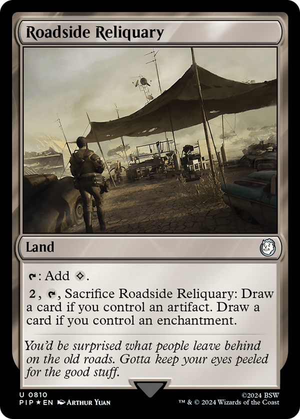 Roadside Reliquary (Surge Foil) (810) [Fallout] foil - Deck Out Gaming