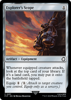 Explorer's Scope (231) [Fallout] foil - Deck Out Gaming