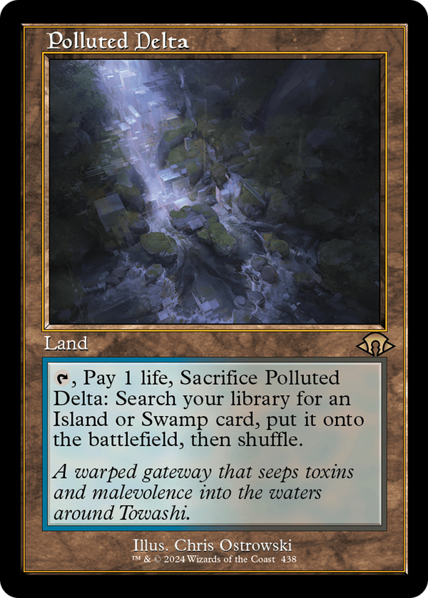 Polluted Delta (Retro Frame) (438) [Modern Horizons 3] - Deck Out Gaming