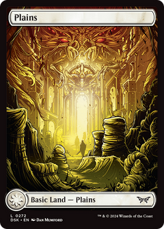 Plains (0272) - Full Art (272) [Duskmourn: House of Horror] - Deck Out Gaming