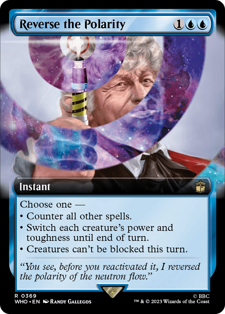 Reverse the Polarity (Extended Art) (369) [Doctor Who] foil - Deck Out Gaming