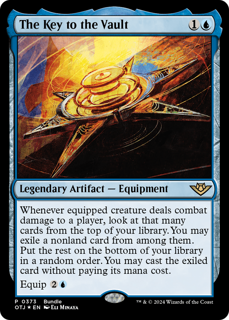 The Key to the Vault (OTJ Bundle) (373) [Outlaws of Thunder Junction] foil - Deck Out Gaming