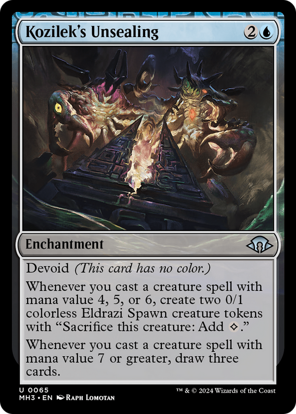 Kozilek's Unsealing (65) [Modern Horizons 3] foil - Deck Out Gaming