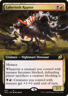 Labyrinth Raptor (Extended Art) (339) [Ikoria: Lair of Behemoths] foil - Deck Out Gaming