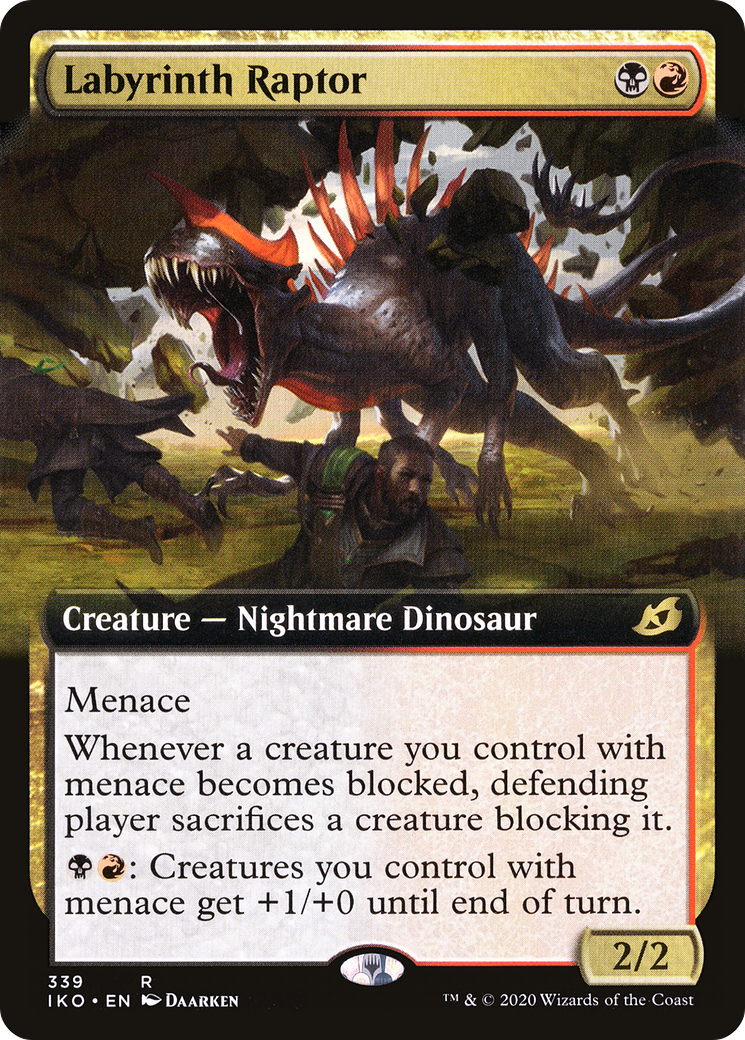 Labyrinth Raptor (Extended Art) (339) [Ikoria: Lair of Behemoths] - Deck Out Gaming