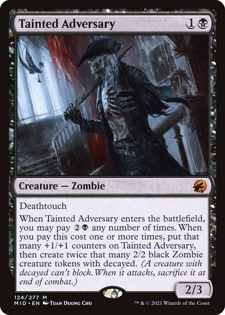 Tainted Adversary (124) [Innistrad: Midnight Hunt] - Deck Out Gaming