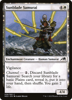 Sunblade Samurai (39) [Kamigawa: Neon Dynasty] - Deck Out Gaming