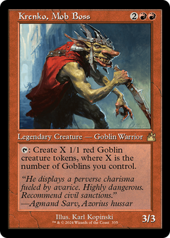 Krenko, Mob Boss (Retro Frame) (335) [Ravnica Remastered] - Deck Out Gaming
