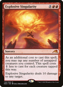 Explosive Singularity (140) [Kamigawa: Neon Dynasty] - Deck Out Gaming