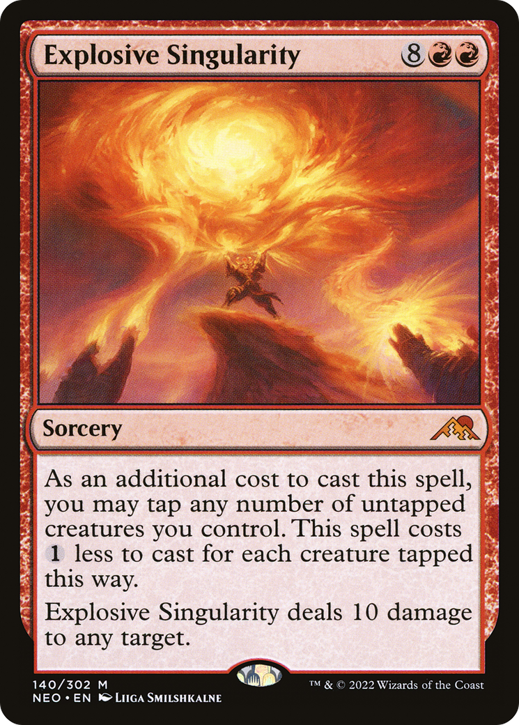 Explosive Singularity (140) [Kamigawa: Neon Dynasty] - Deck Out Gaming