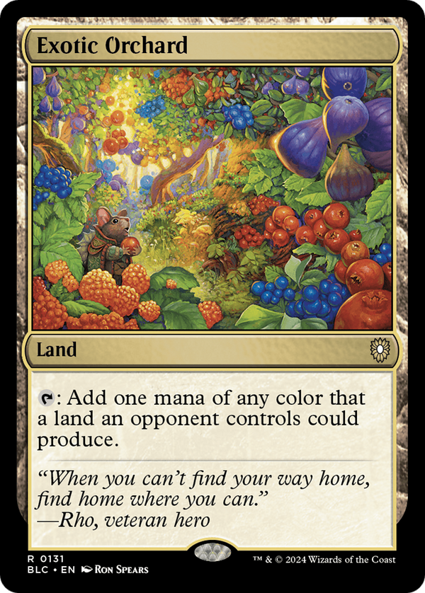 Exotic Orchard (131) [Bloomburrow Commander] - Deck Out Gaming