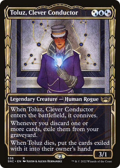 Toluz, Clever Conductor (Showcase) (336) [Streets of New Capenna] foil - Deck Out Gaming