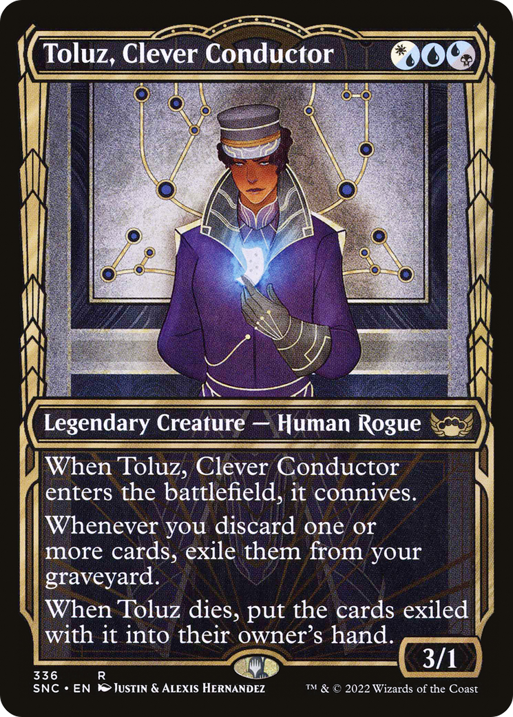 Toluz, Clever Conductor (Showcase) (336) [Streets of New Capenna] foil - Deck Out Gaming