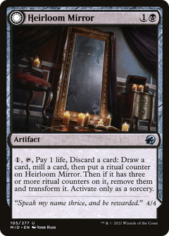 Heirloom Mirror // Inherited Fiend (105) [Innistrad: Midnight Hunt] foil - Deck Out Gaming