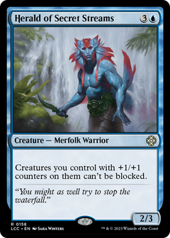 Herald of Secret Streams (158) [The Lost Caverns of Ixalan Commander] - Deck Out Gaming
