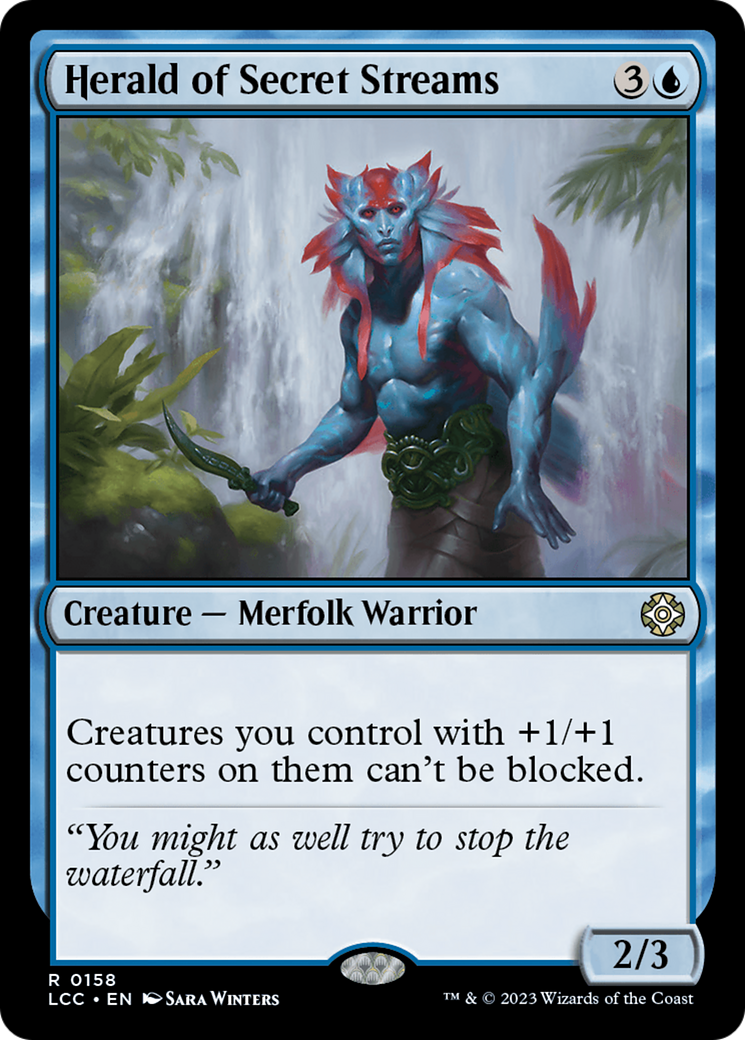 Herald of Secret Streams (158) [The Lost Caverns of Ixalan Commander] - Deck Out Gaming