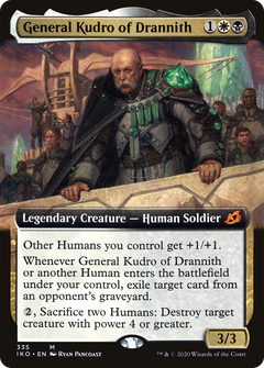General Kudro of Drannith (Extended Art) (335) [Ikoria: Lair of Behemoths] foil - Deck Out Gaming