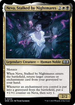 Neva, Stalked by Nightmares (209) [Wilds of Eldraine] foil - Deck Out Gaming