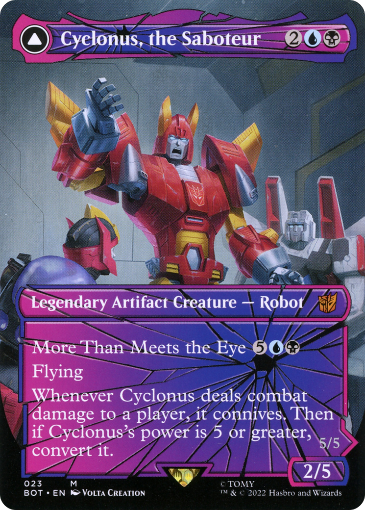 Cyclonus, the Saboteur (Shattered Glass) (23) [Transformers] - Deck Out Gaming