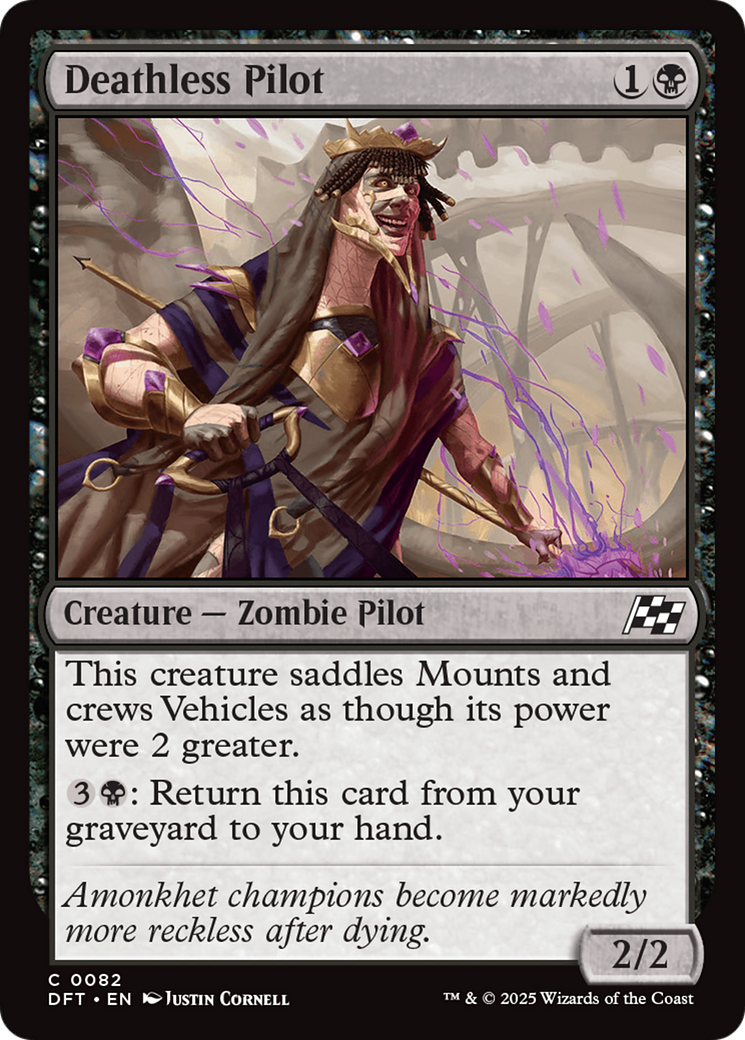 Deathless Pilot (82) [Aetherdrift] foil - Deck Out Gaming