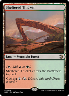 Sheltered Thicket (374) [Modern Horizons 3 Commander] - Deck Out Gaming