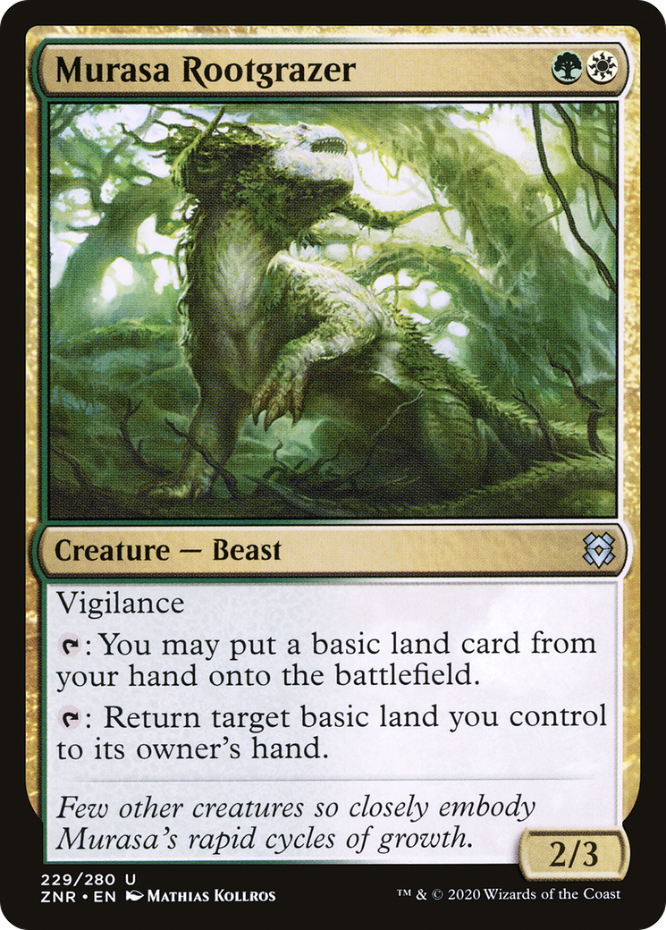 Murasa Rootgrazer (229) [Zendikar Rising] foil - Deck Out Gaming