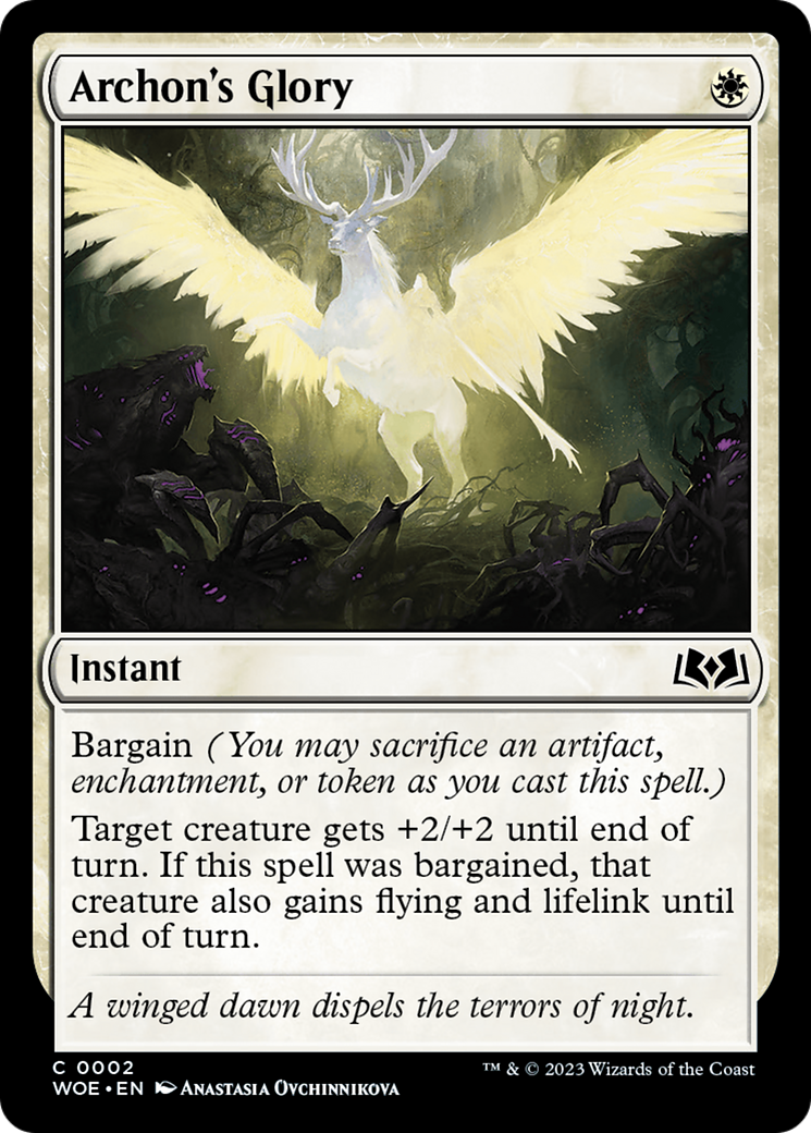 Archon's Glory (2) [Wilds of Eldraine] - Deck Out Gaming