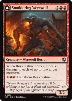 Smoldering Werewolf (171) [Innistrad Remastered] foil - Deck Out Gaming
