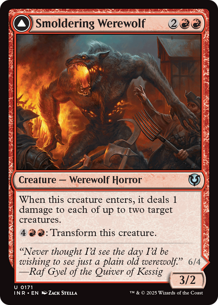 Smoldering Werewolf (171) [Innistrad Remastered] foil - Deck Out Gaming
