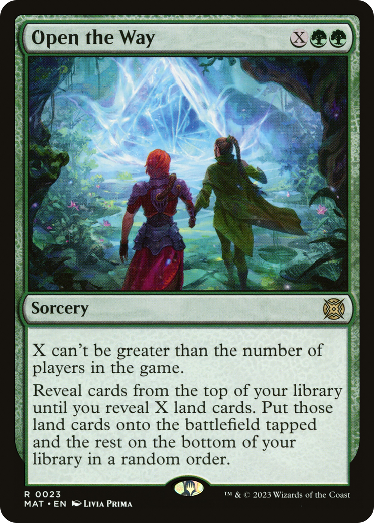 Open the Way (23) [March of the Machine: The Aftermath] foil - Deck Out Gaming