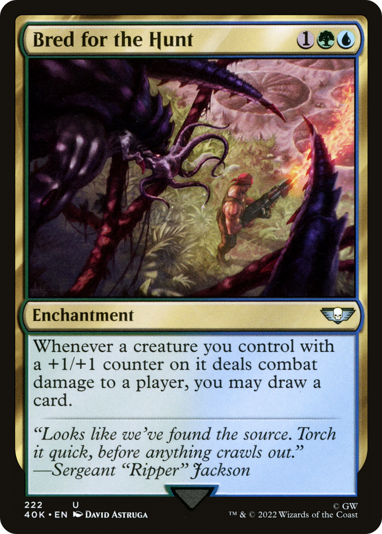 Bred for the Hunt (222) [Warhammer 40,000 Commander] - Deck Out Gaming