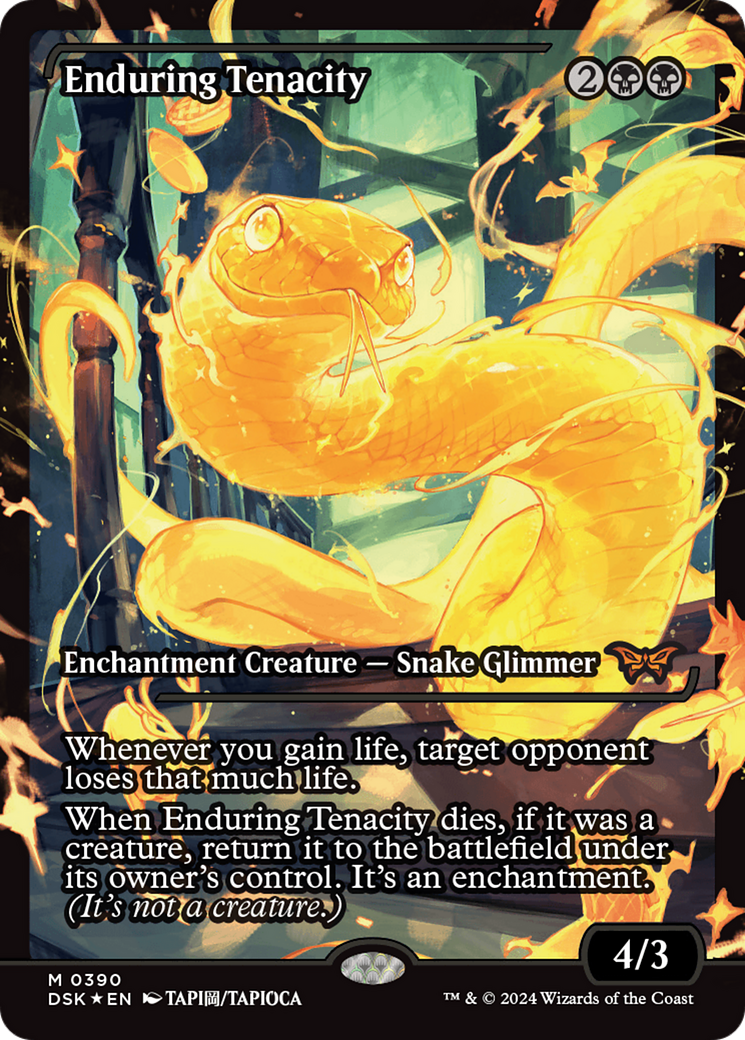 Enduring Tenacity (Showcase) (390) [Duskmourn: House of Horror] foil - Deck Out Gaming