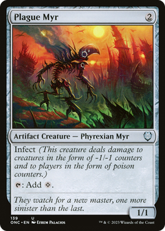 Plague Myr (139) [Commander: Phyrexia: All Will Be One] - Deck Out Gaming