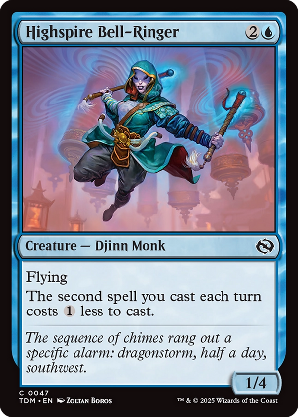 Highspire Bell-Ringer (47) [Tarkir: Dragonstorm] foil - Deck Out Gaming