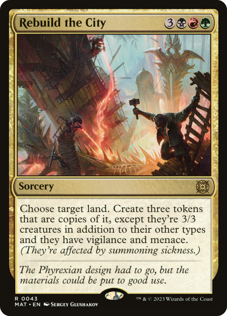 Rebuild the City (43) [March of the Machine: The Aftermath] foil - Deck Out Gaming