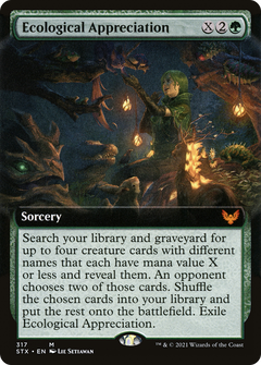 Ecological Appreciation (Extended Art) (317) [Strixhaven: School of Mages] - Deck Out Gaming