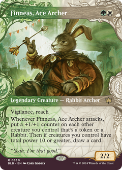 Finneas, Ace Archer (Showcase) (330) [Bloomburrow] - Deck Out Gaming